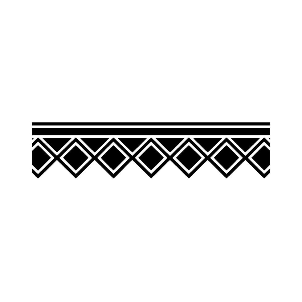 Geometric Border, Art Deco Pattern, Minimalist - Artdeco - Diamond vector