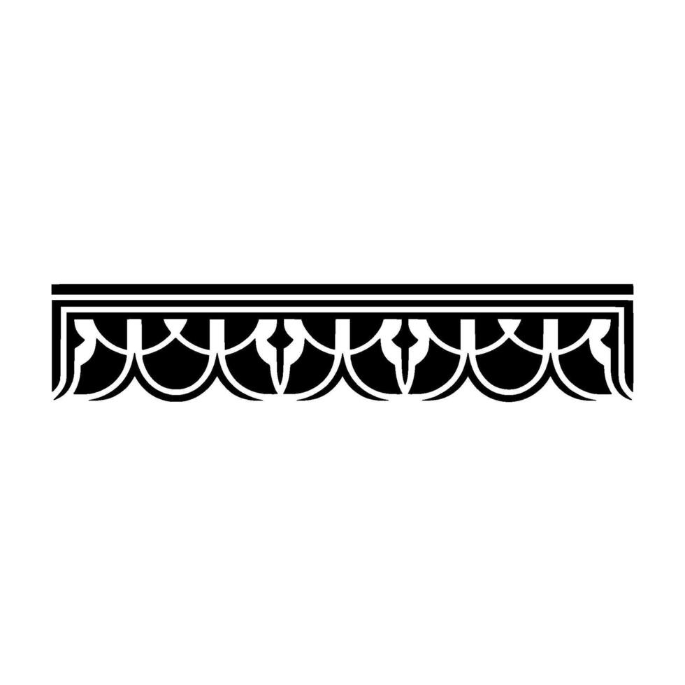 Art Deco Ornament Border, Geometric, Vintage Style - Artdeco vector