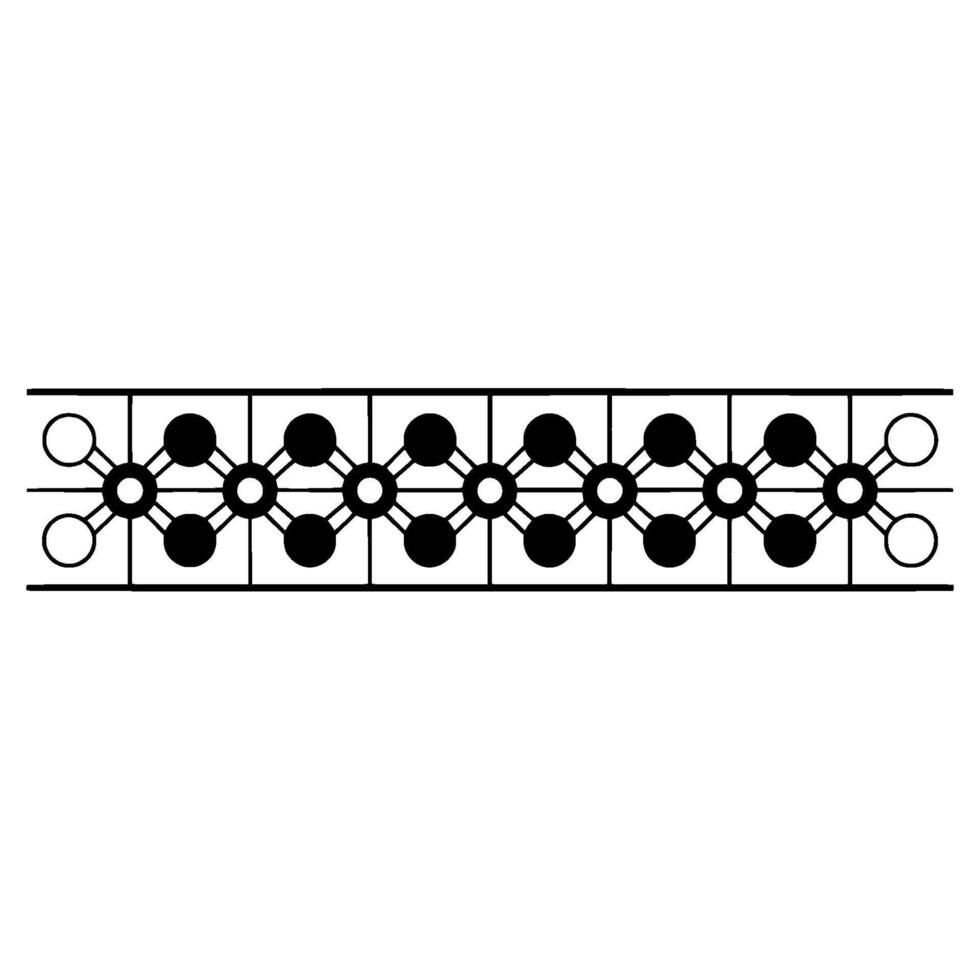 Geometric Lattice Pattern, Minimalist vector