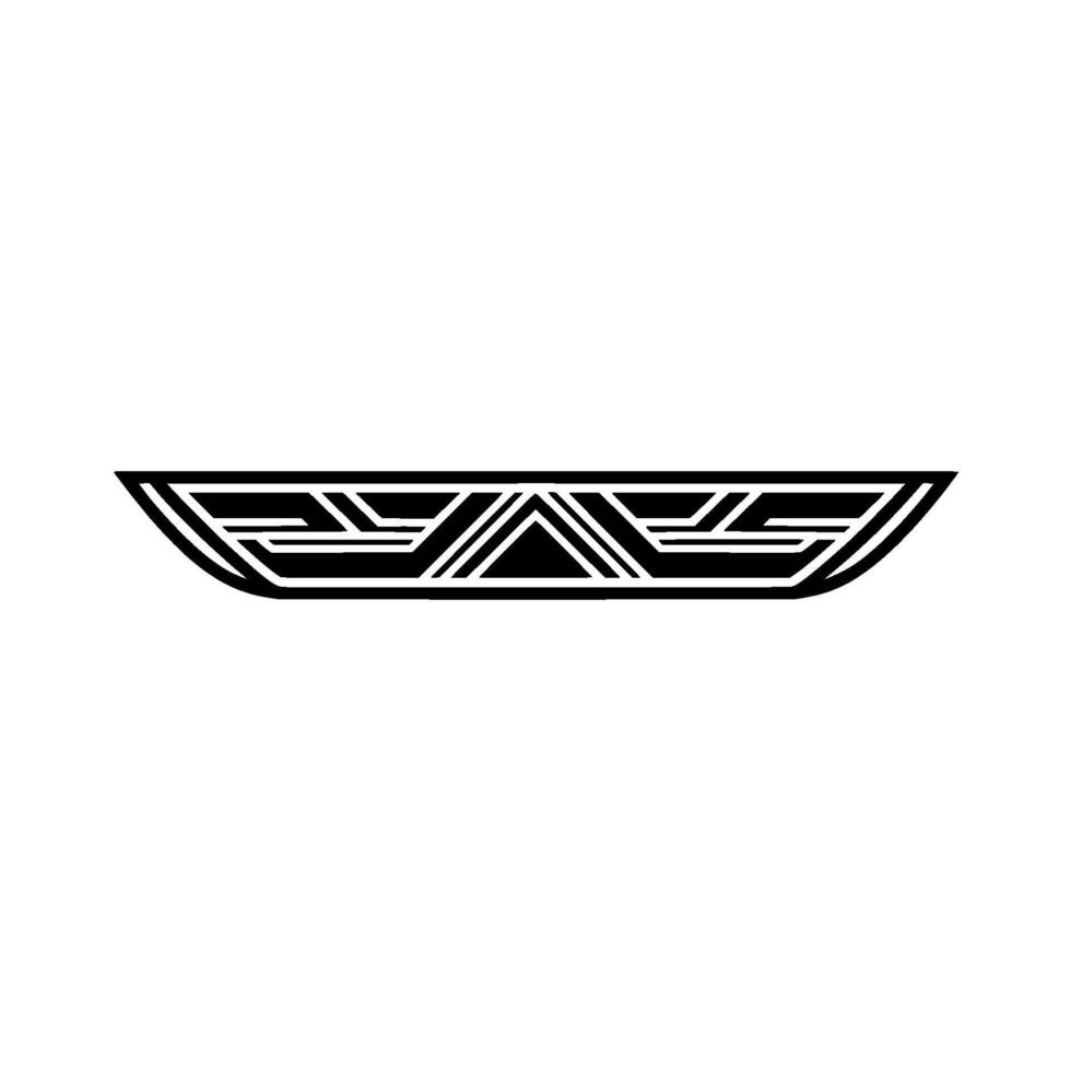 Geometric Abstract Emblem, Minimalist, Modern vector