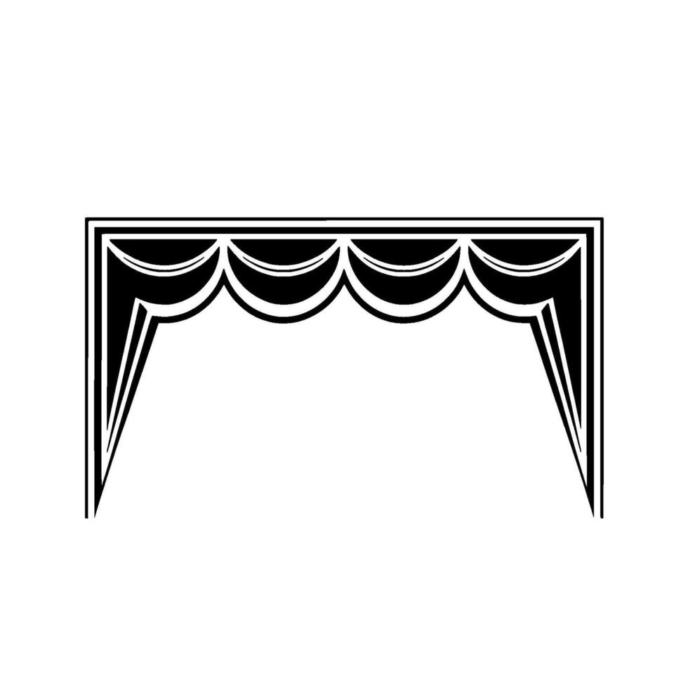 Art Deco Shelf Bracket, Geometric Ornamentation - Art deco vector