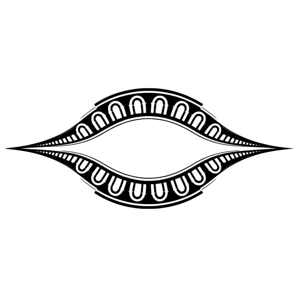 Geometric Eye Motif, Minimalist, Vintage Aesthetic vector