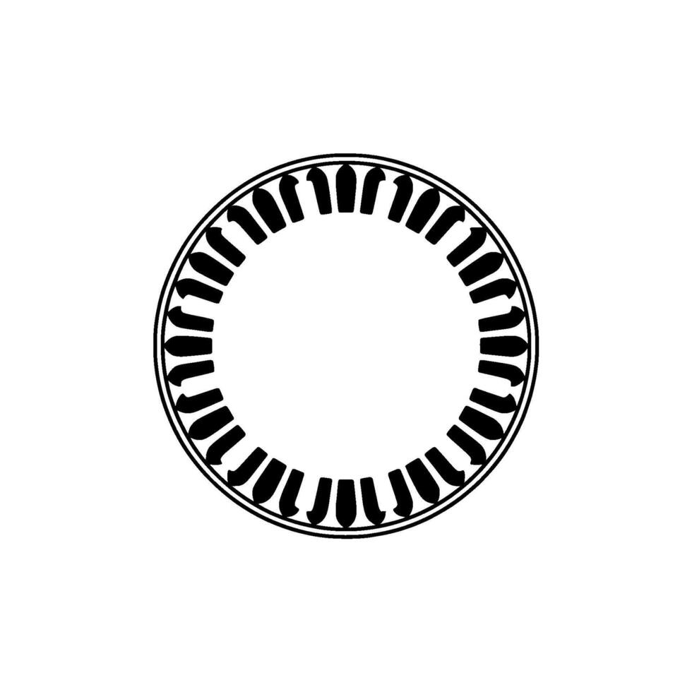 Minimalist Circular Motif, Geometric , Subtle Texture vector