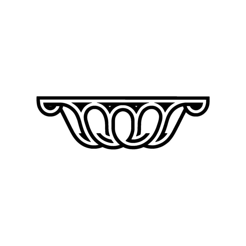 Intricate Celtic Knot, Minimalist , Symbolic Ornament vector