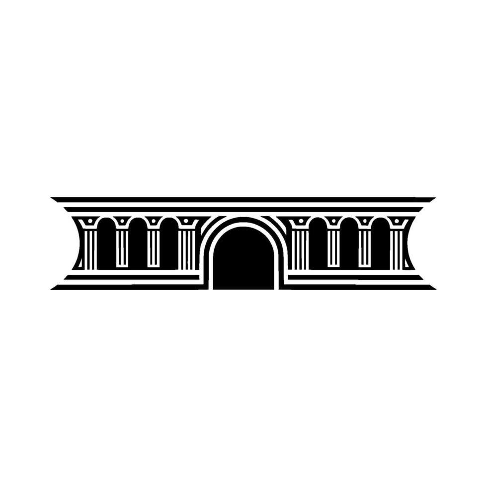 Monumental Archway, Minimalist, Classical Influence vector