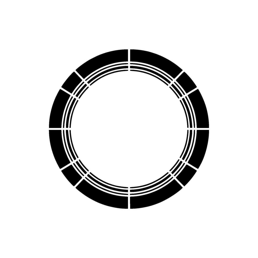 Geometric Circle, Minimalist , Circular Framework vector