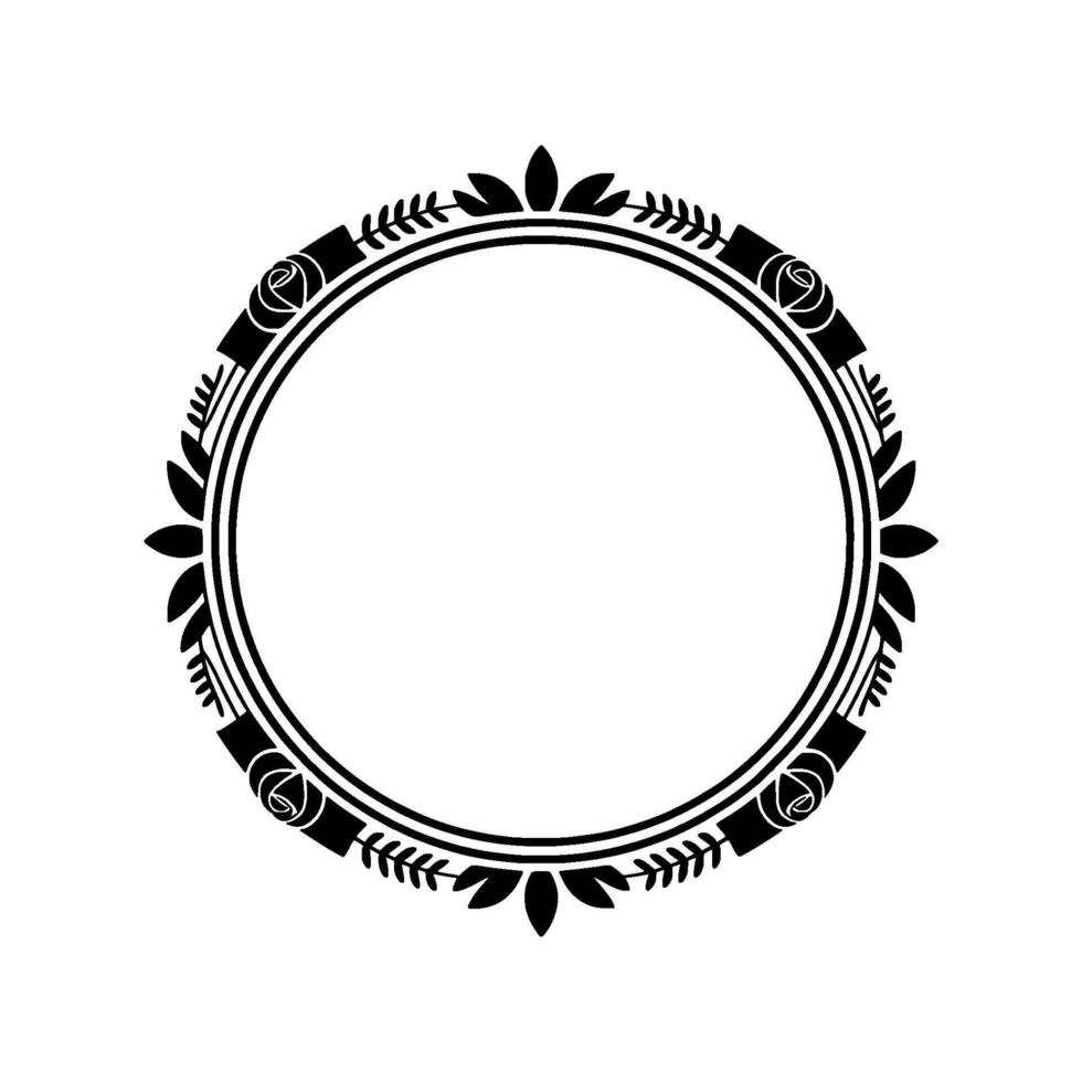 Elegant Vintage Frame, Decorative Border, Classic - Illustration vector