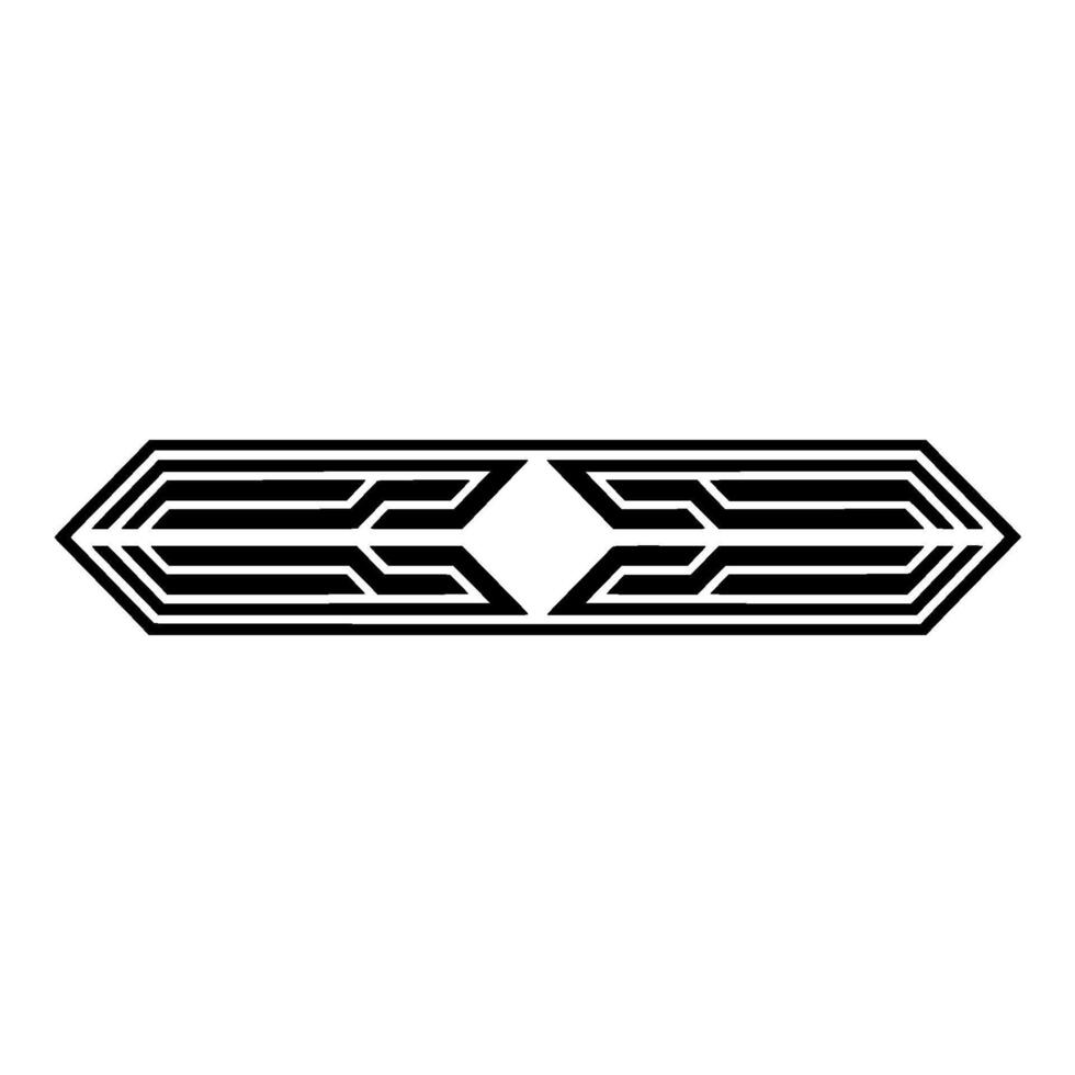 Geometric Arrowhead, Modern - Arrow vector