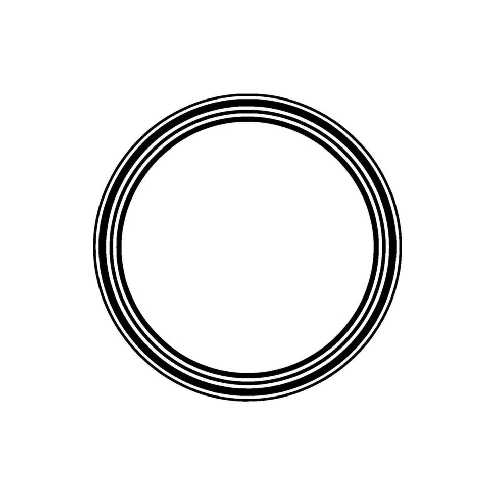 Minimalist Circular Motif, Linear Texture, Modern vector