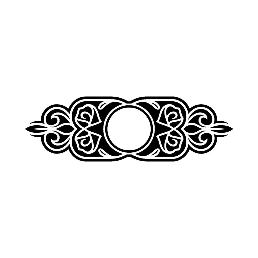 Intricate Ornamental Border, Vintage Element - Floral - Ornament vector