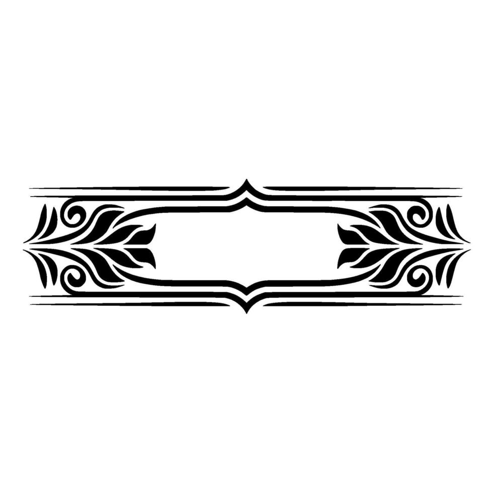 Elegant Decorative Border, Vintage Element - Art deco vector