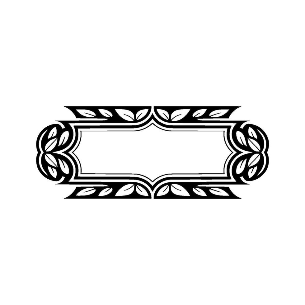 Elegant Botanical Frame, Vintage Element - Celtic vector