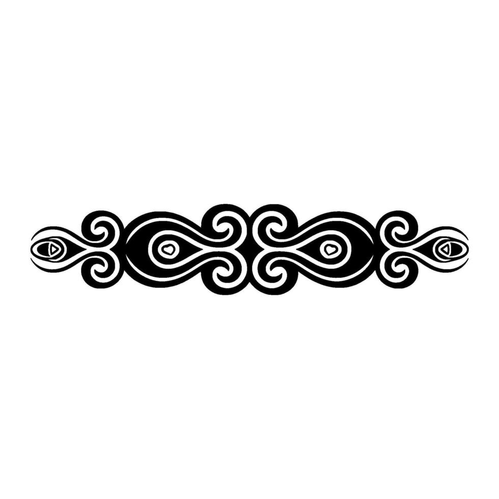 Intricate Celtic Border, Elegant Swirls, Vintage - Swirl - Ornament vector