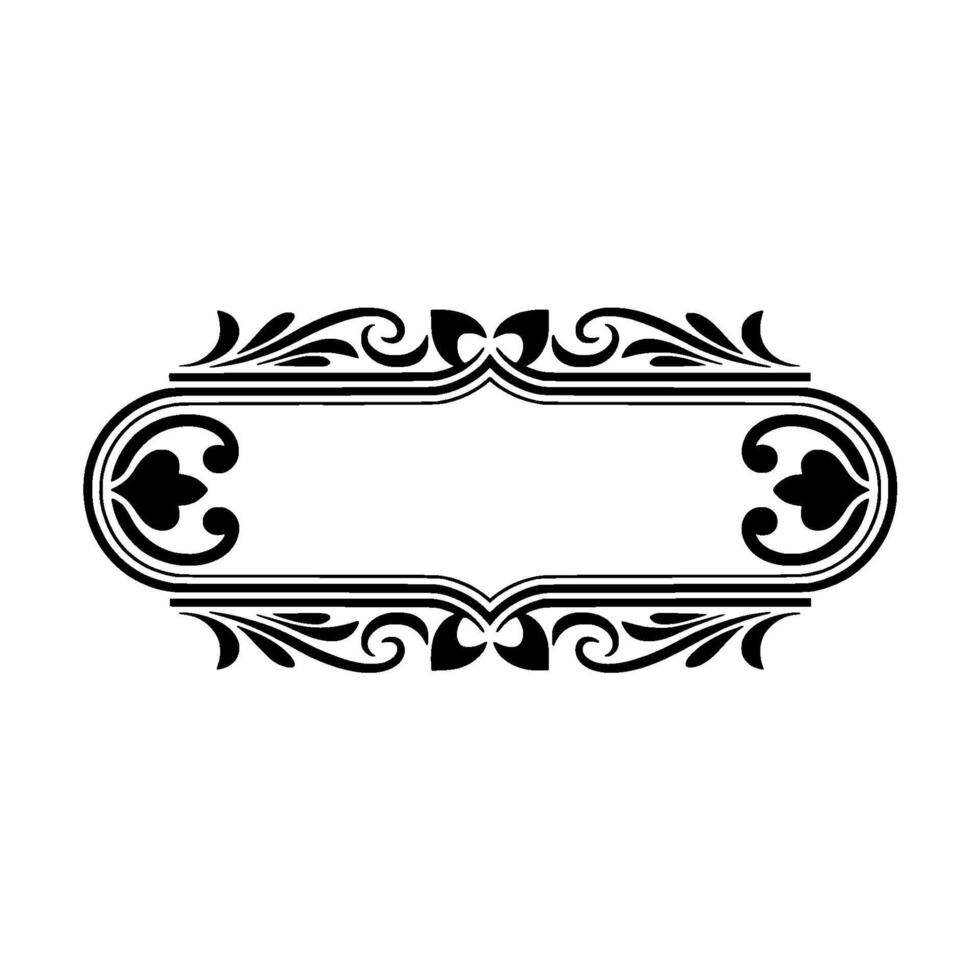 Elegant Vintage Frame, Decorative Border, Classic - Composition - Ornamental vector