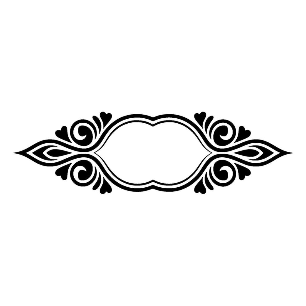 Elegant Ornamental Border, Vintage Element - Flourish vector