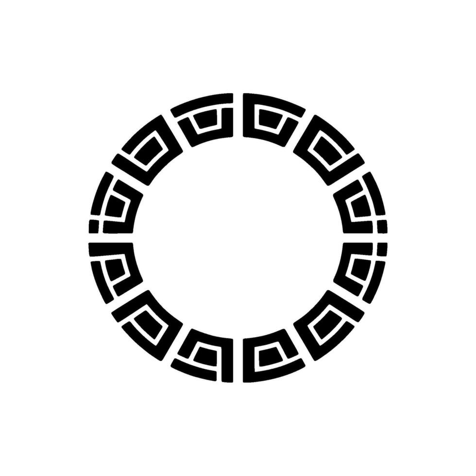 Geometric Circle Pattern, Minimalist , Circular Motif - Abstract, Symmetry vector