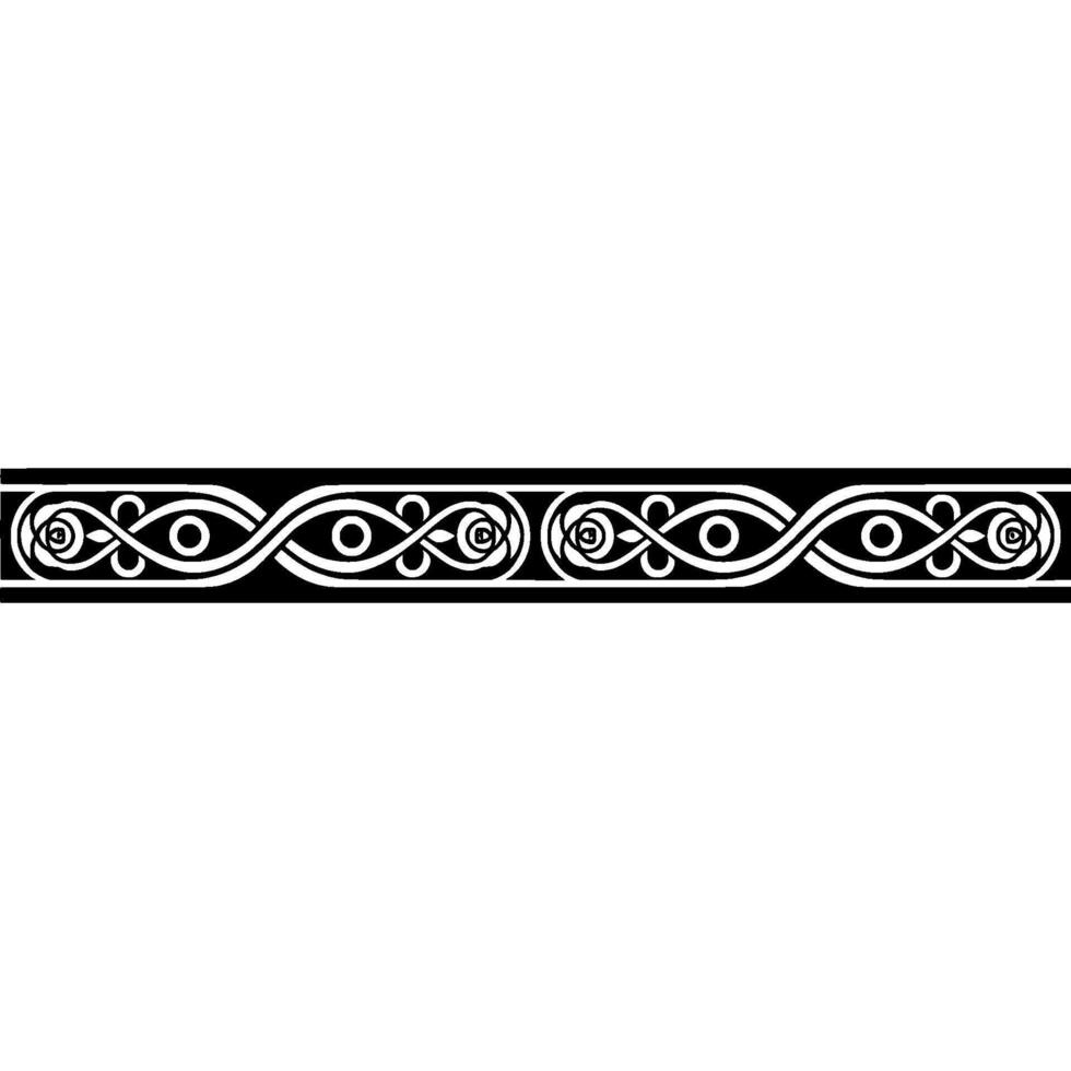 Intricate Celtic Border, Vintage , Elegant Ornamentation - Monogram vector
