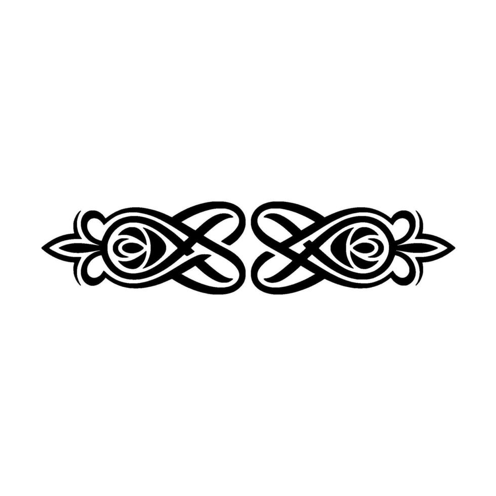 Intricate Celtic Knot Border, Vintage - Medieval vector