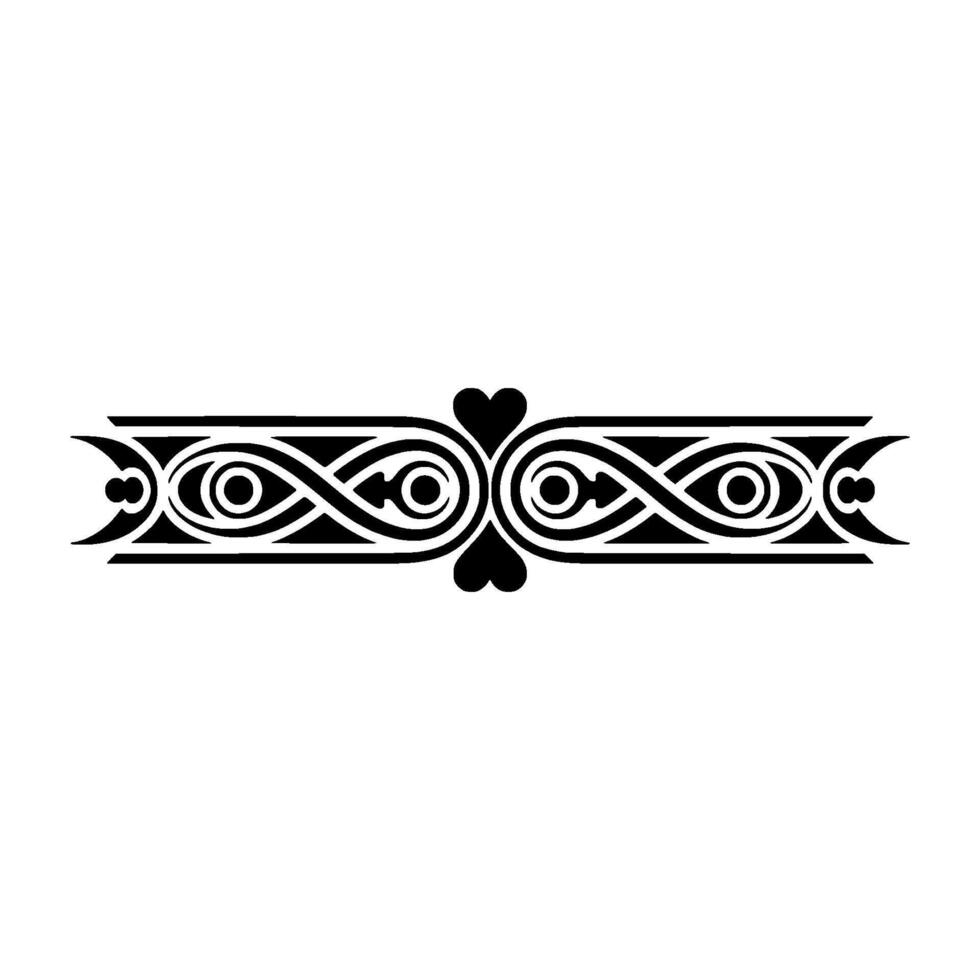 Intricate Celtic Border, Vintage Ornamentation - Emblem vector