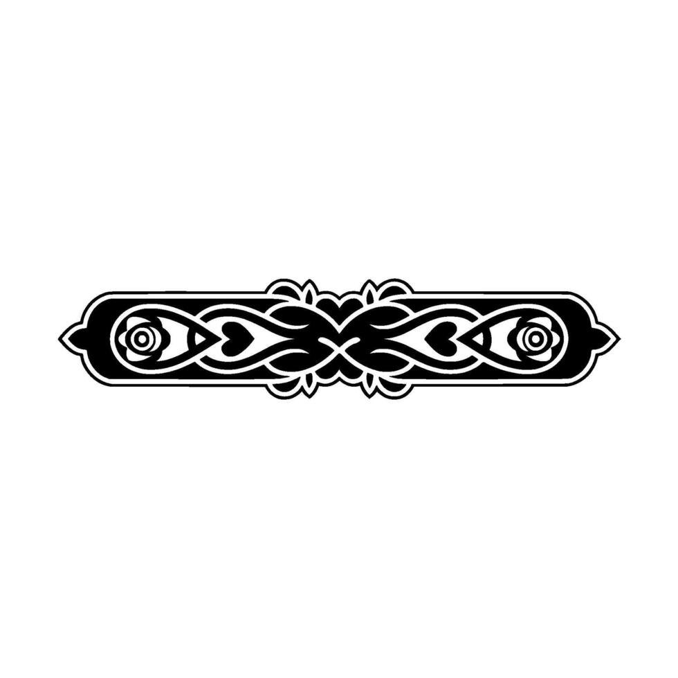 Intricate Celtic Ornament Border, Vintage - Pattern vector