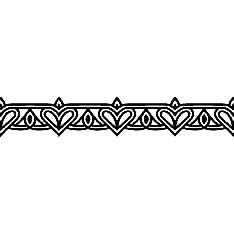 Intricate Celtic Border, Vintage , Decorative Element - Frame vector