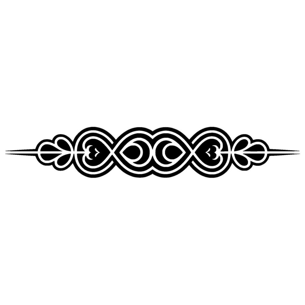 Intricate Celtic Border, Vintage Ornamentation, Elegant - Stylized vector