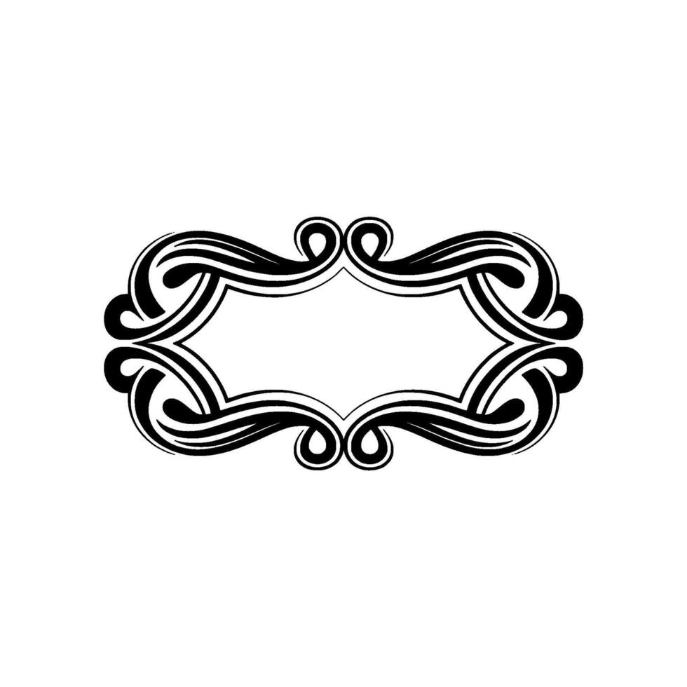 Elegant Ornate Frame, Vintage , Decorative Border - Retro vector