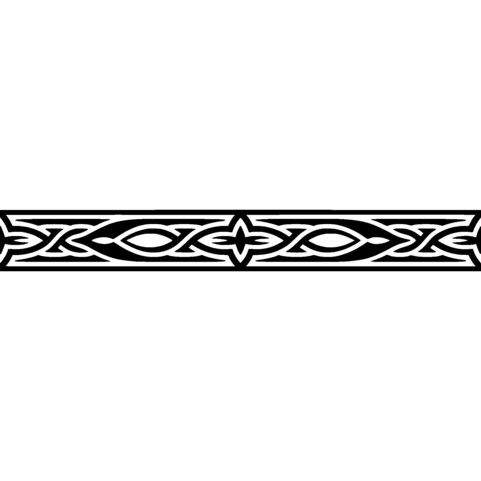 Intricate Celtic Border, Vintage , Elegant Ornamentation - Background vector