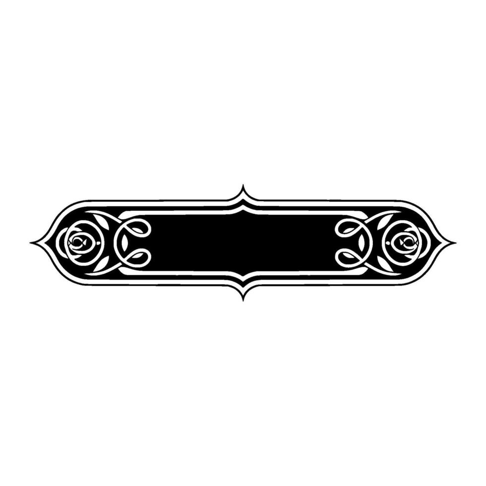 Elegant Vintage Ornament, Decorative Border Element - Celtic vector
