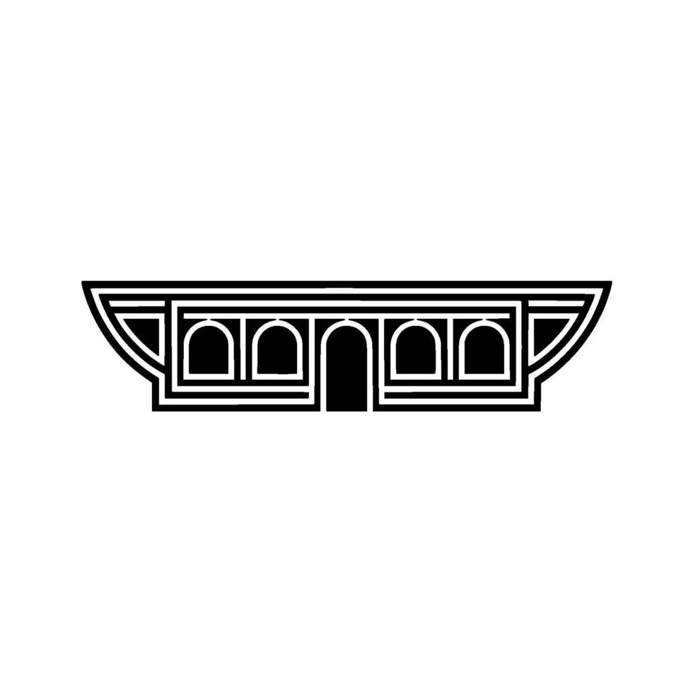Geometric Archway, Art Deco Silhouette, Minimalist - Art deco vector