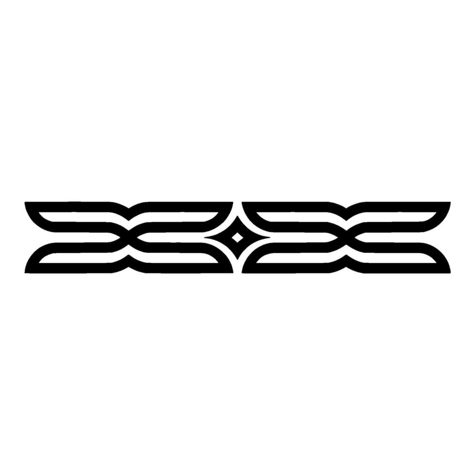 Geometric Ornament, Minimalist , Abstract Pattern vector