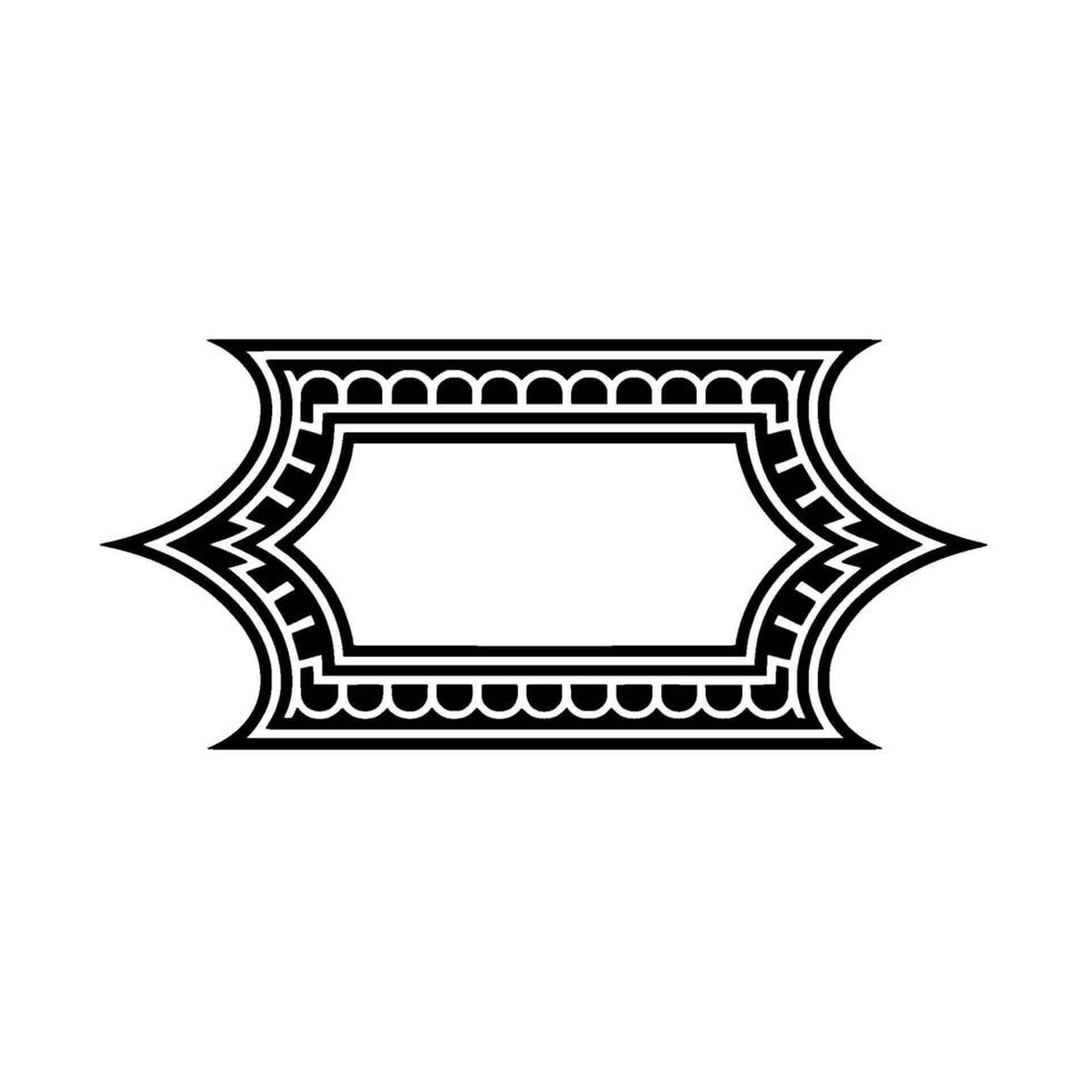 Art Deco Frame, Elegant Border, Vintage , Minimalist Illustration - Geometric vector