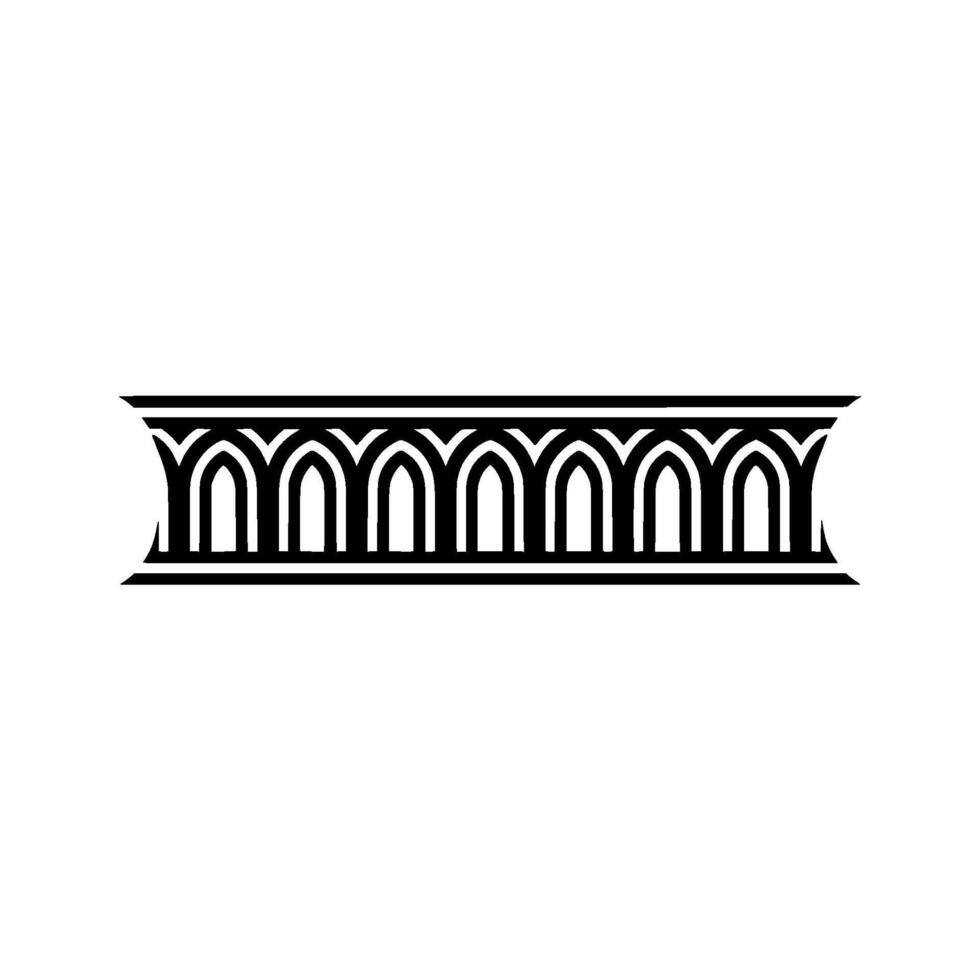 Art Deco Archway Border, Elegant Element - Art deco vector