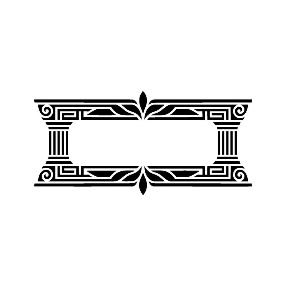Art Deco Frame, Elegant Border, Vintage , Decorative Element - Ornamentation vector