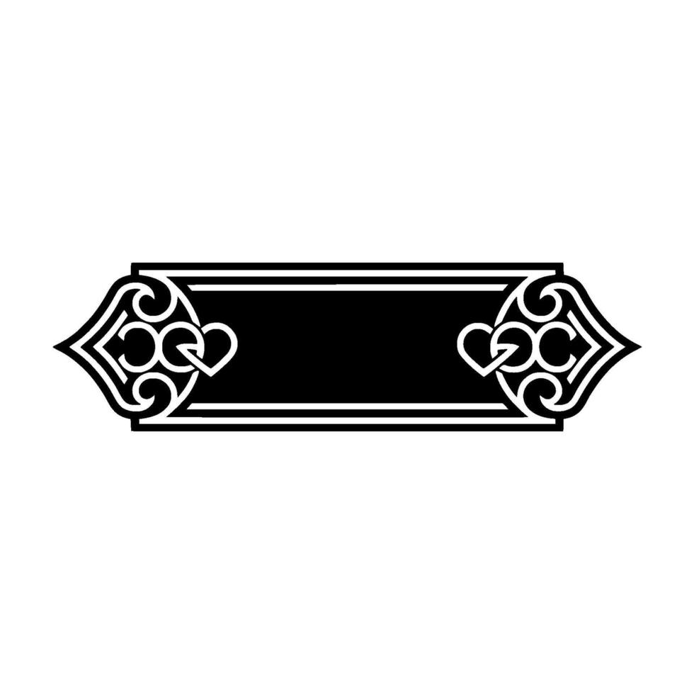 Elegant Ornate Border, Vintage Element - Art deco vector