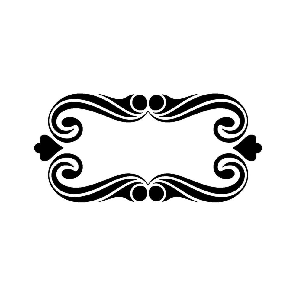 Elegant Ornate Frame, Vintage Element - Ornament, Swirls vector