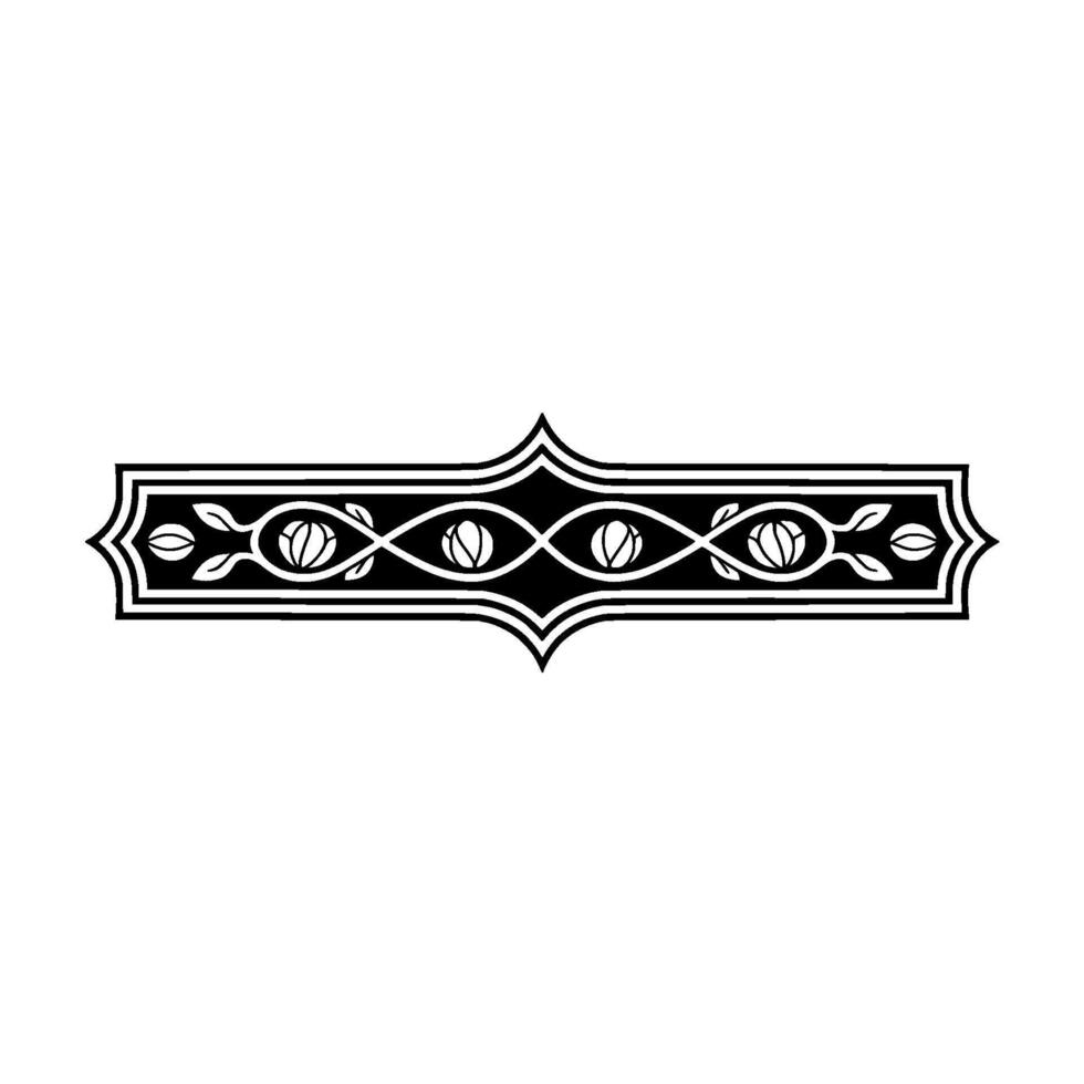 Intricate Celtic Border, Vintage Element - Elegant vector