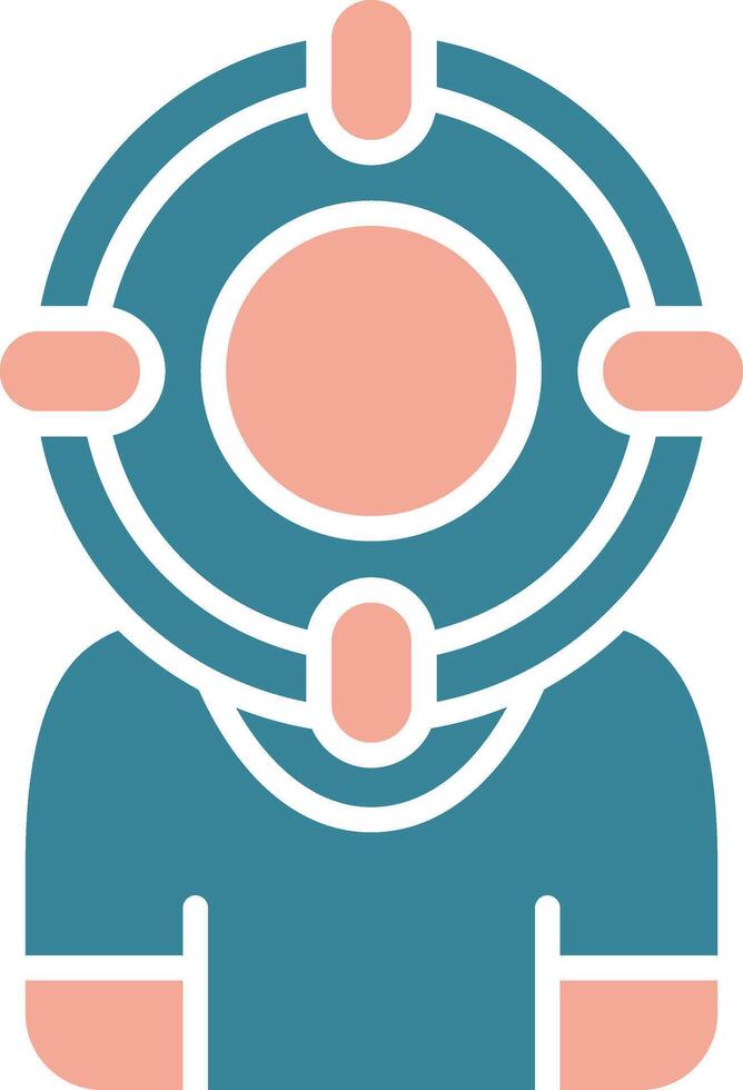 Target Gradient UX Element vector