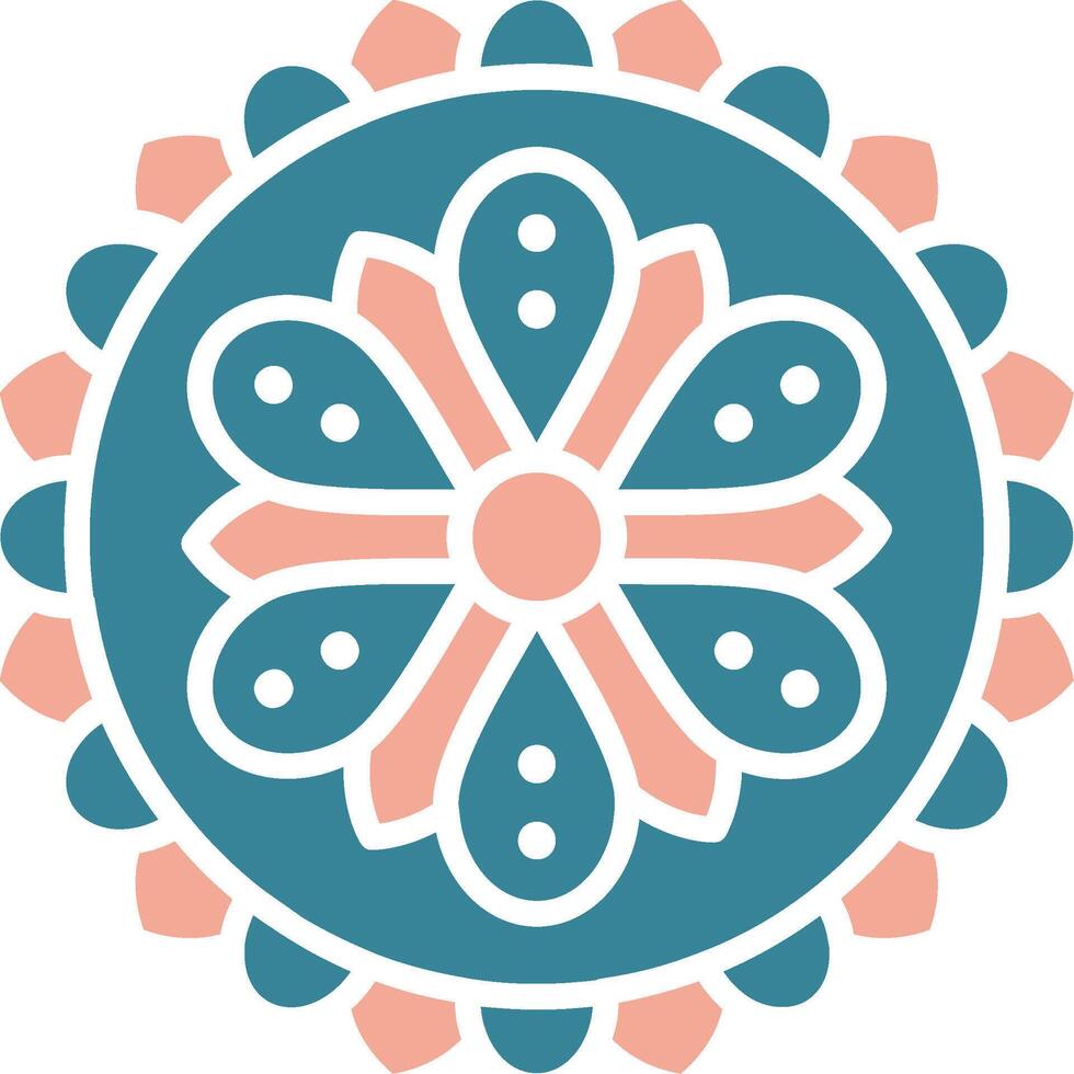 Mandala Geometric Badge Mark vector