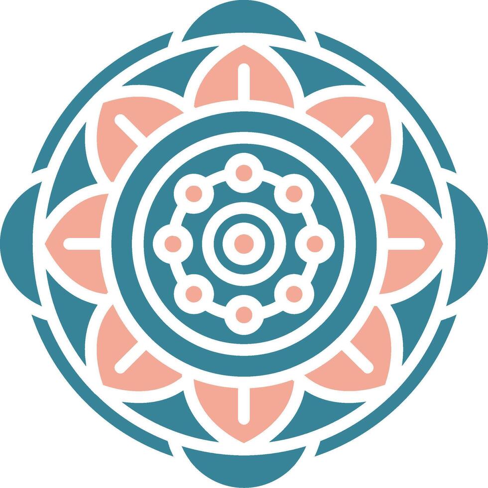 Mandala Intuitive Frame Token vector
