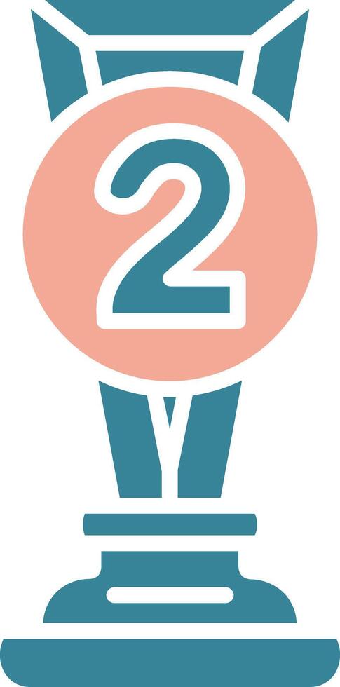 2nd Prize Creative UX Stamp vector