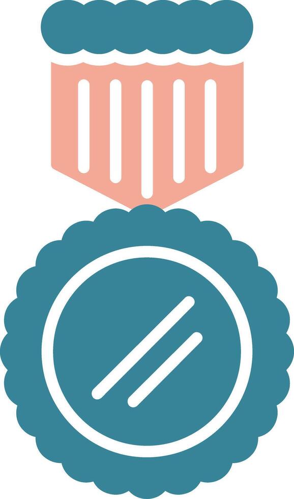 Medal Flat Shape Mark vector