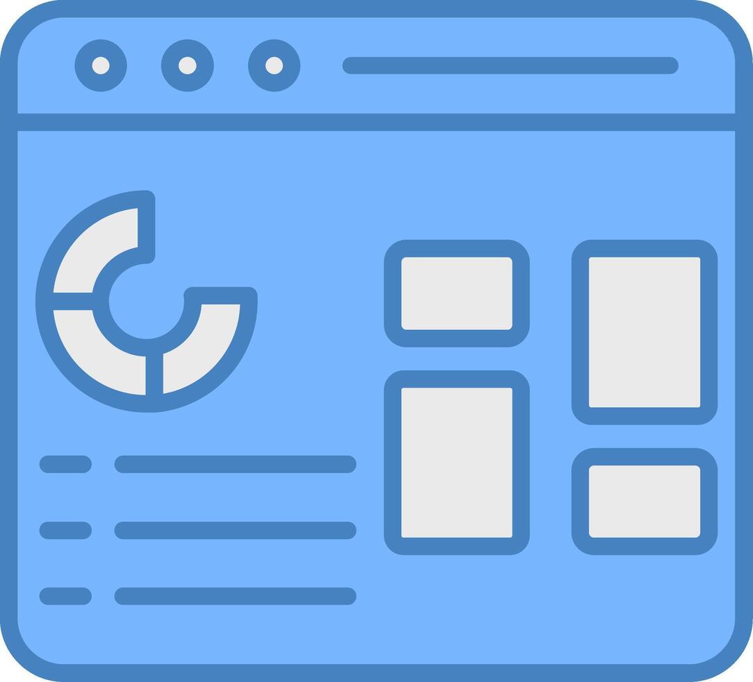Dashboard Compact Visual Symbol vector