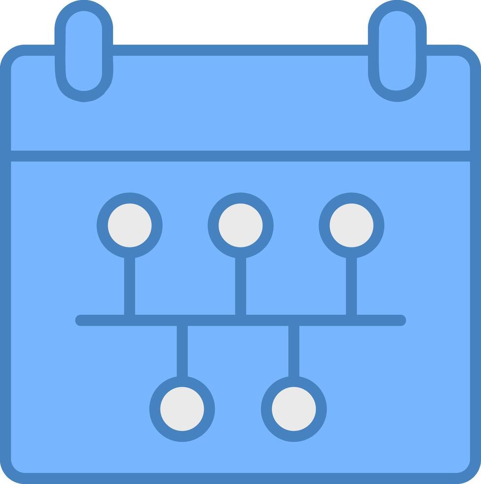 Timeline Detailed Grid Badge vector