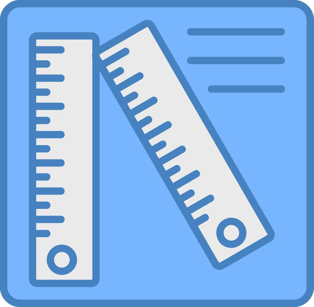 Ruler Intuitive Sketch Piece vector