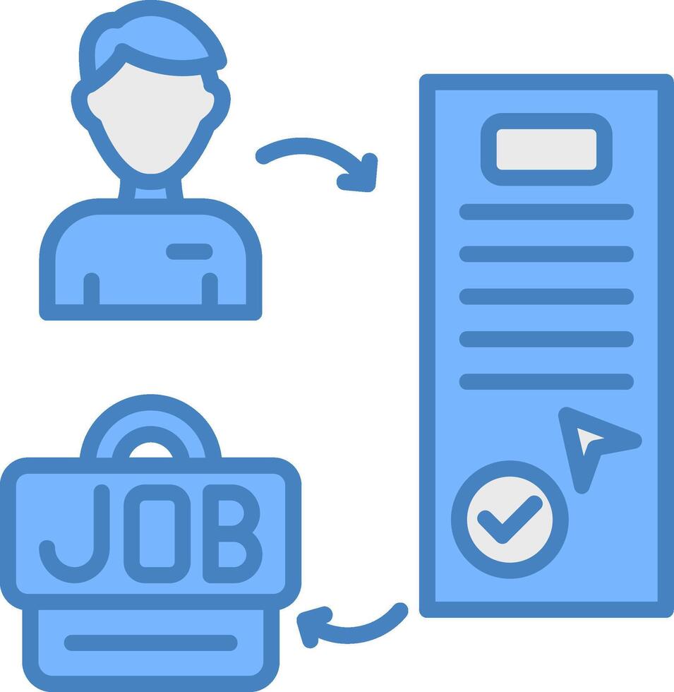 Hiring Streamlined UX Object vector