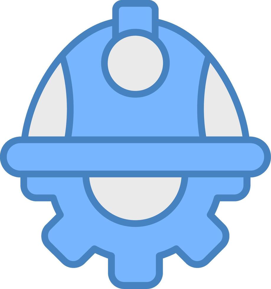 Helmet Ultra Thin Sketch vector