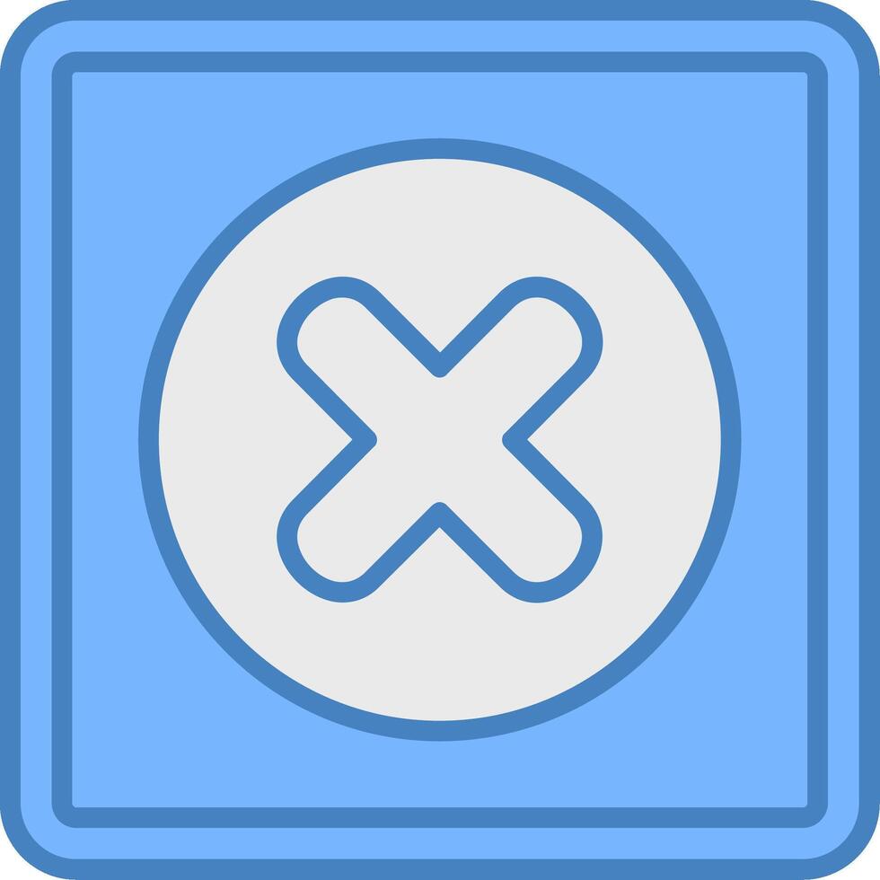 Rejected Clean Line Pattern vector