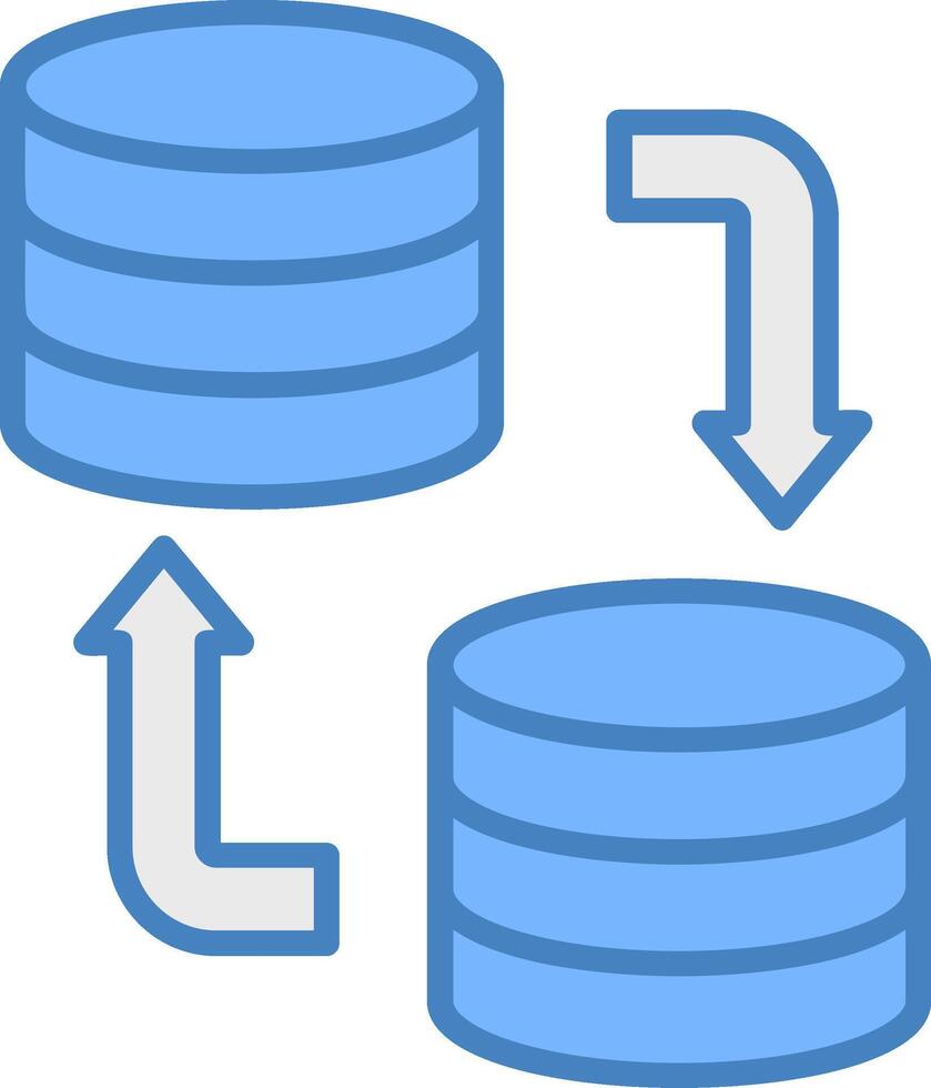 Data Collection Simple Badge Piece vector