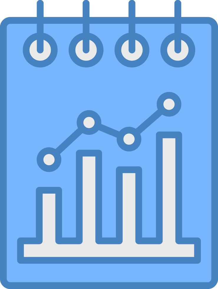 Analytics Modern Outline Symbol vector